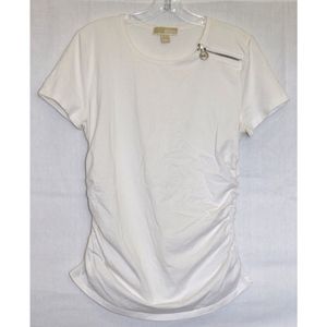 Michael Kors Womens Top White Size L
